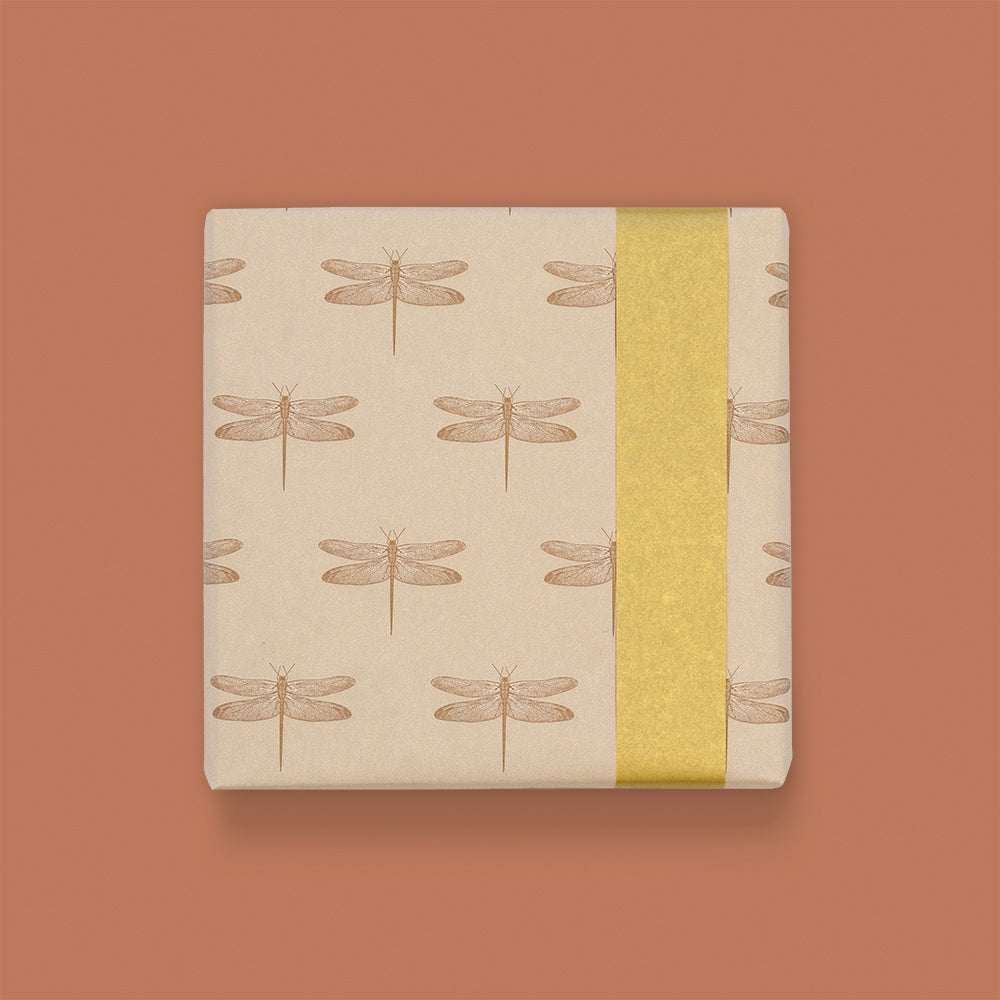 Cadeaupapier libelle beige 30cm