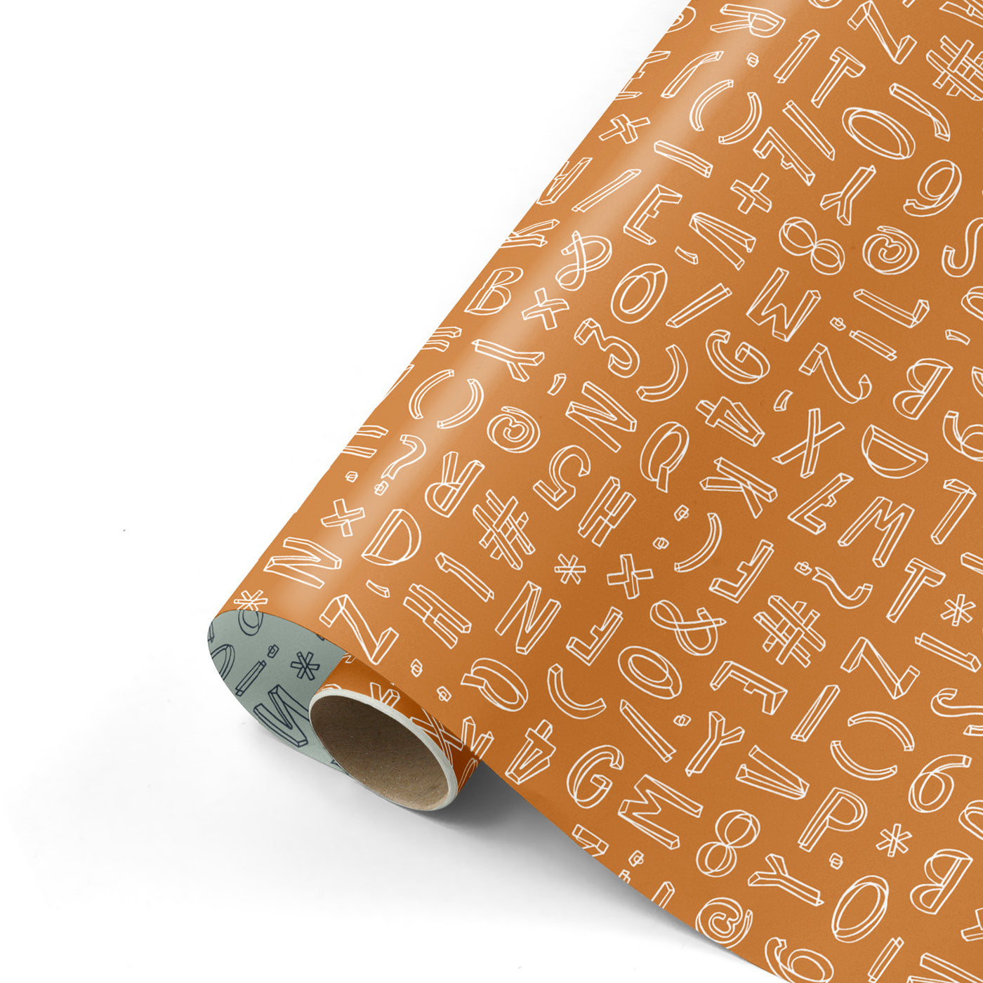 Cadeaupapier letters 50cm