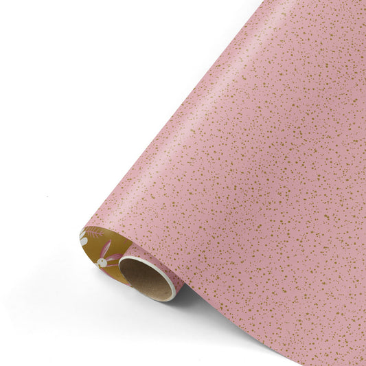 Cadeaupapier twinkling stars roze 50cm