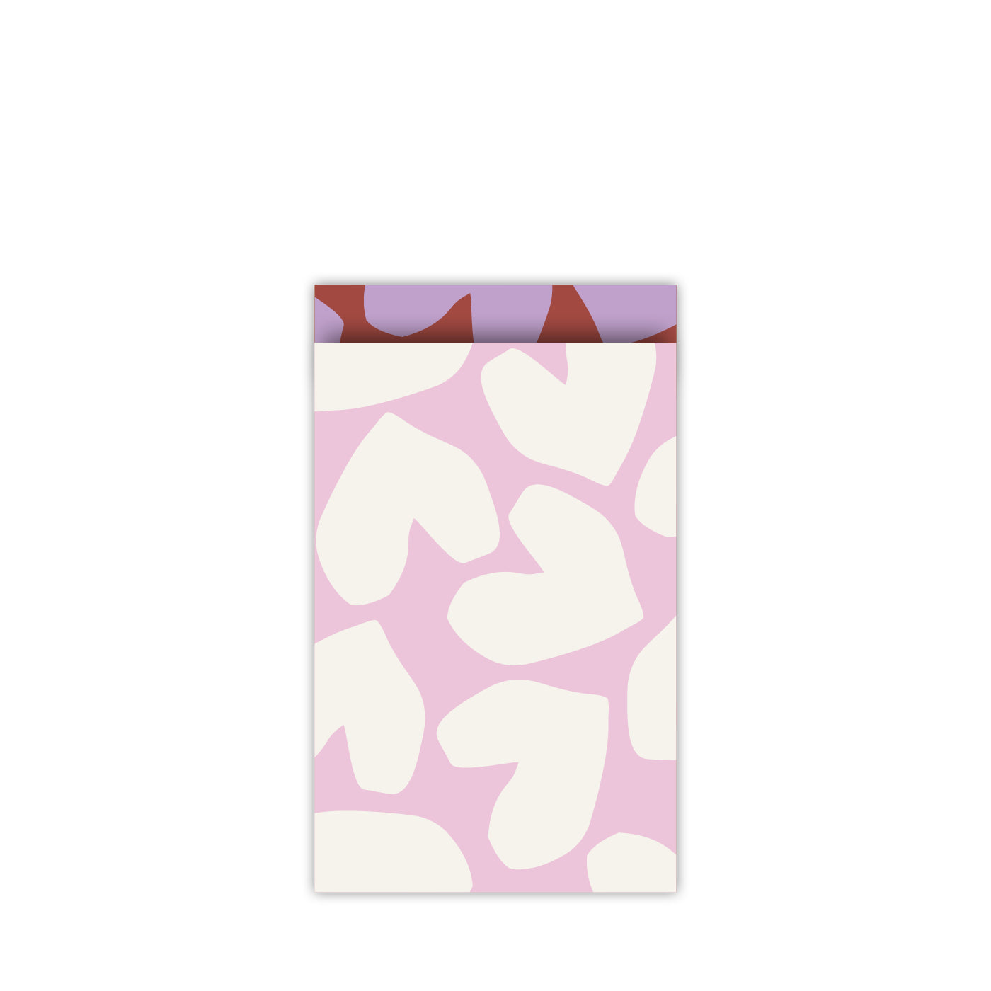 Cadeauzakjes hartjes roze | 12x19cm | 5 stuks