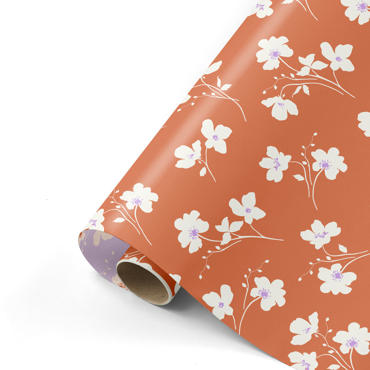 Set 5 rollen cadeaupapier 50cm warm