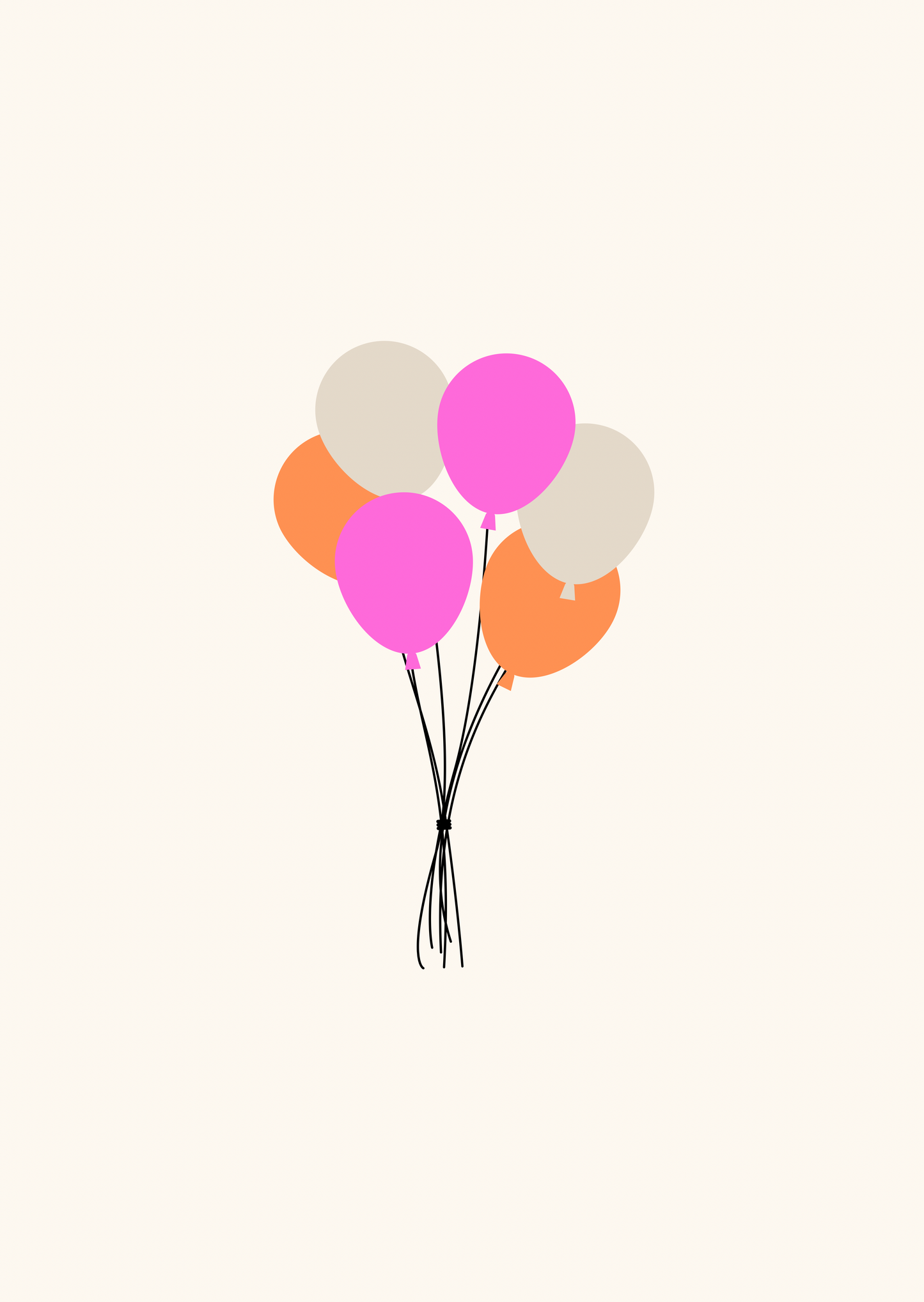 Mini kaart ballonnen