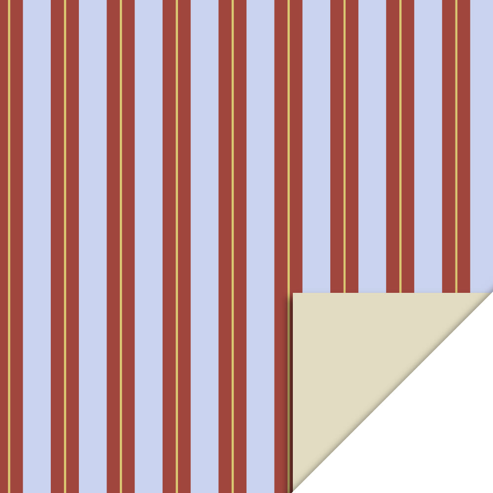 Cadeaupapier strepen biscuit 70cm