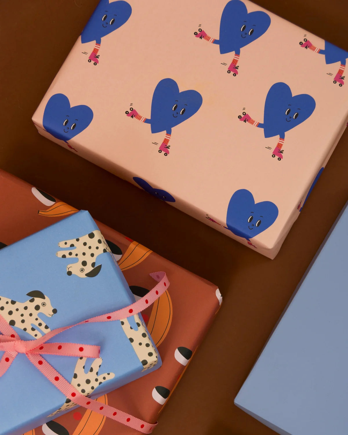Cadeaupapier roller heart 70cm