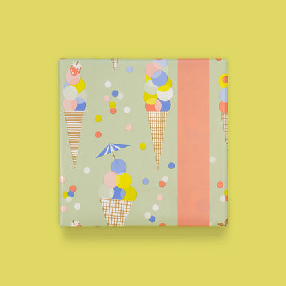 Cadeaupapier ijsjes 30cm