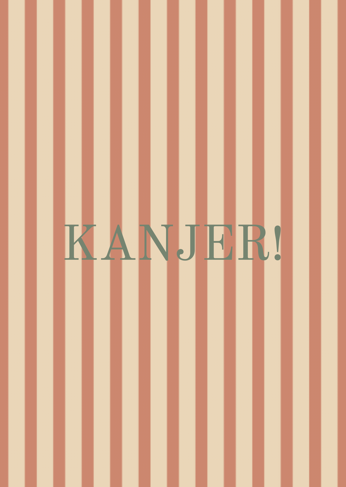 Kaart kanjer strepen