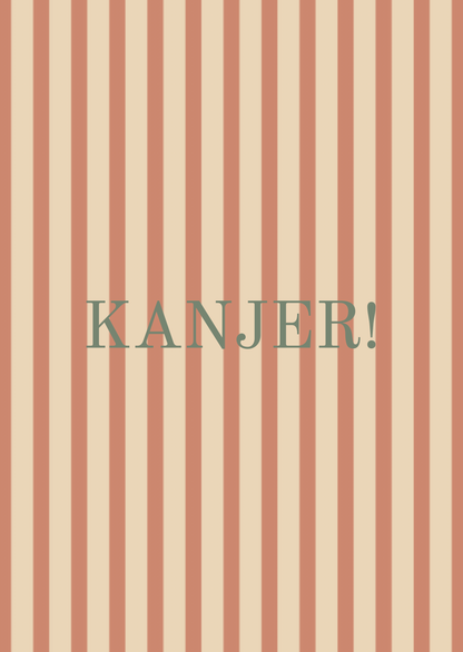 Kaart kanjer strepen