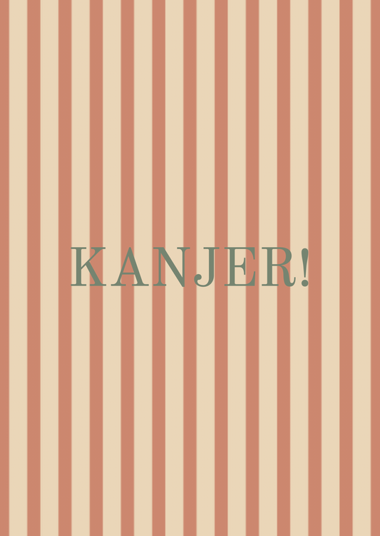 Kaart kanjer strepen