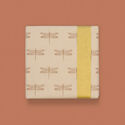 Cadeaupapier libelle beige 30cm