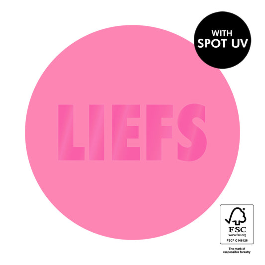 Stickers liefs roze - 5,5cm 6 stuks