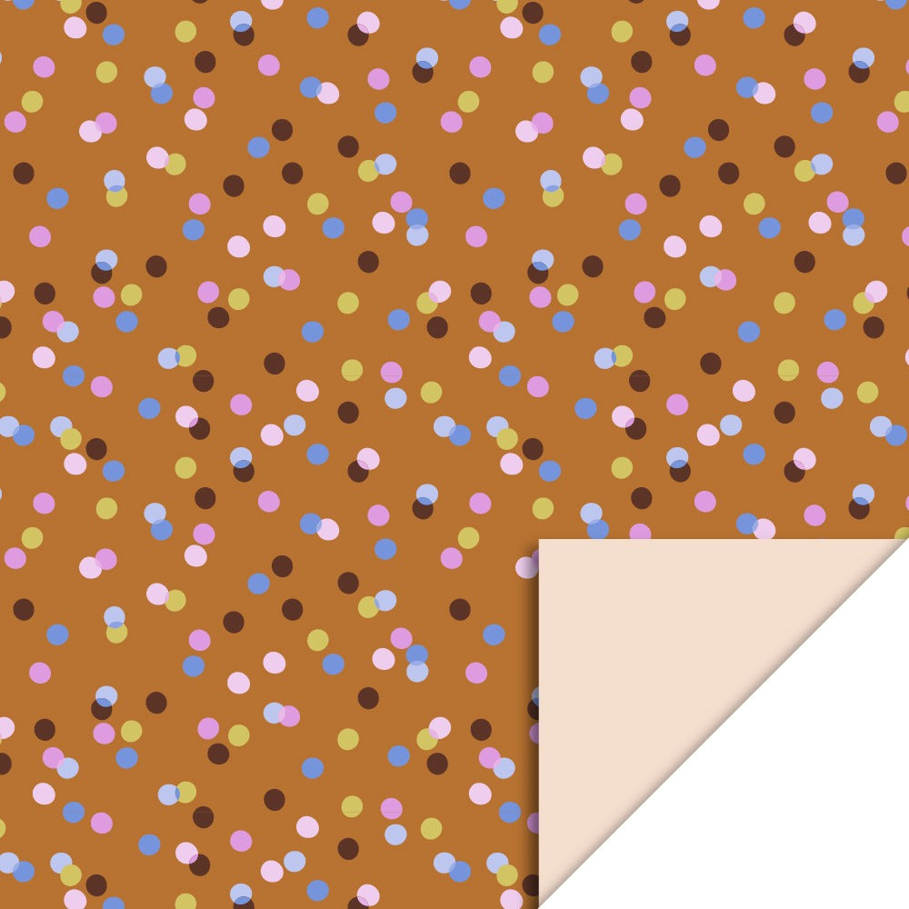 Cadeaupapier confetti cider peach 70cm
