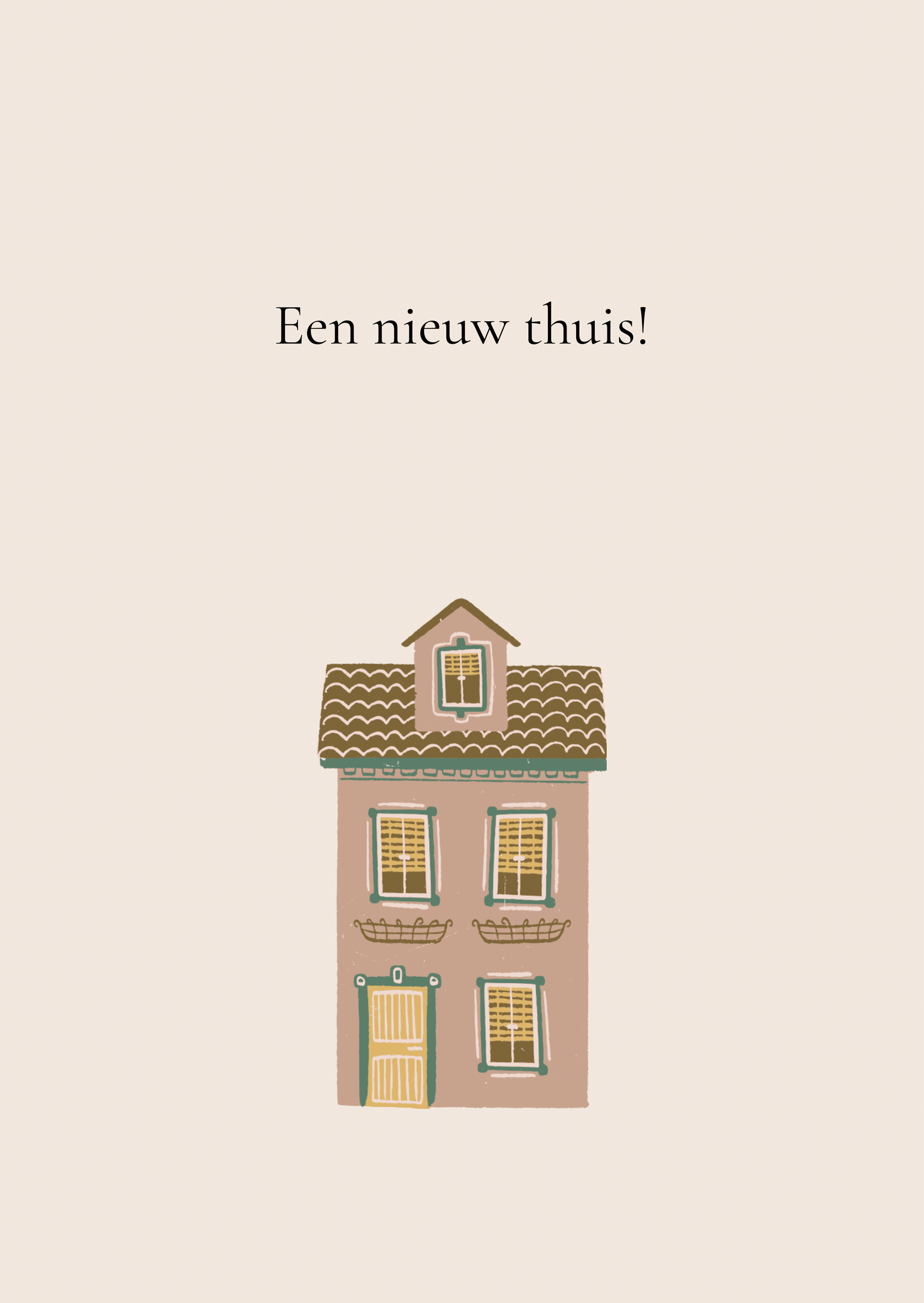 Kaart een nieuw thuis