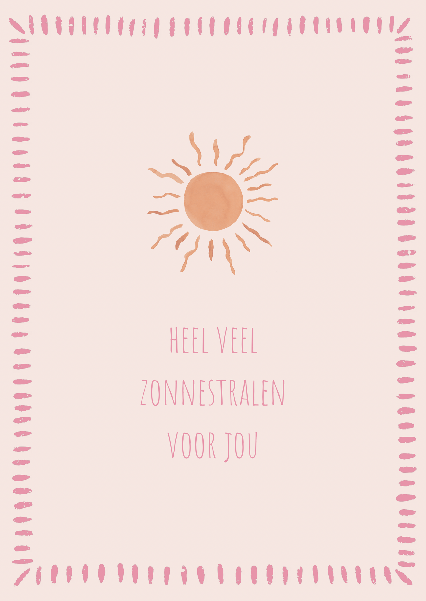 Kaart zonnestralen voor jou