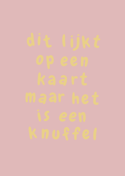 Kaart knuffel