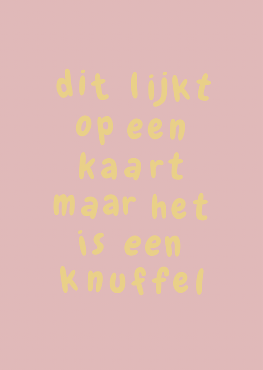 Kaart knuffel