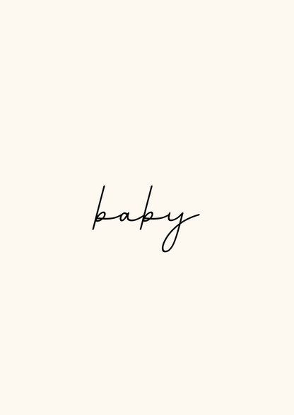 Kaart baby