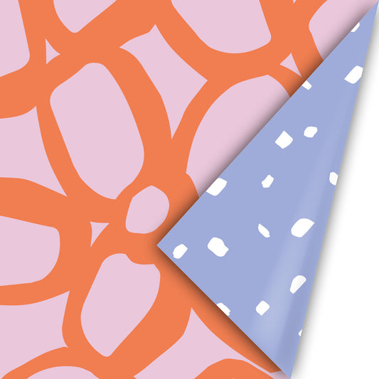 Cadeaupapier bold flowers 50cm