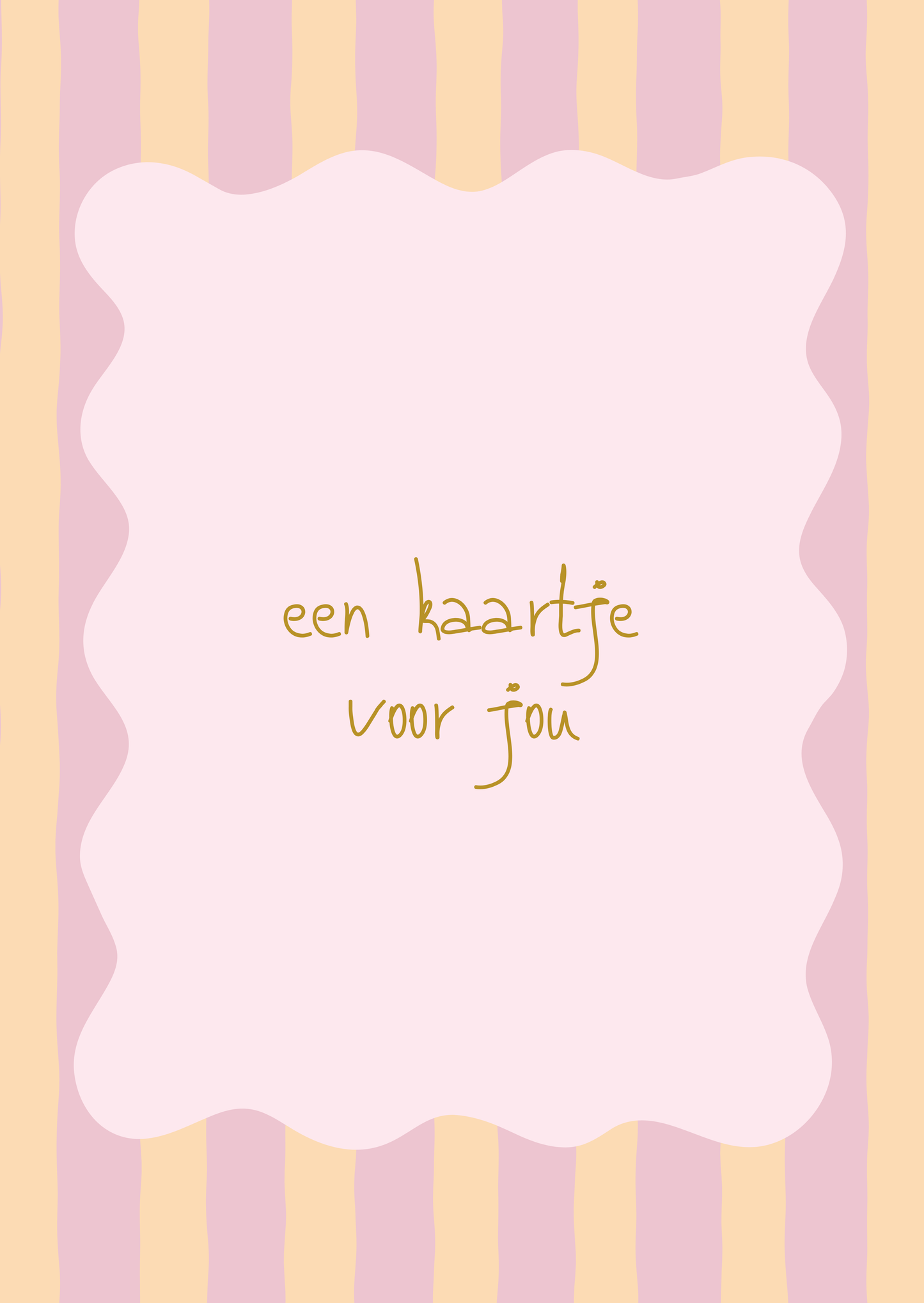 Kaart een kaartje voor jou