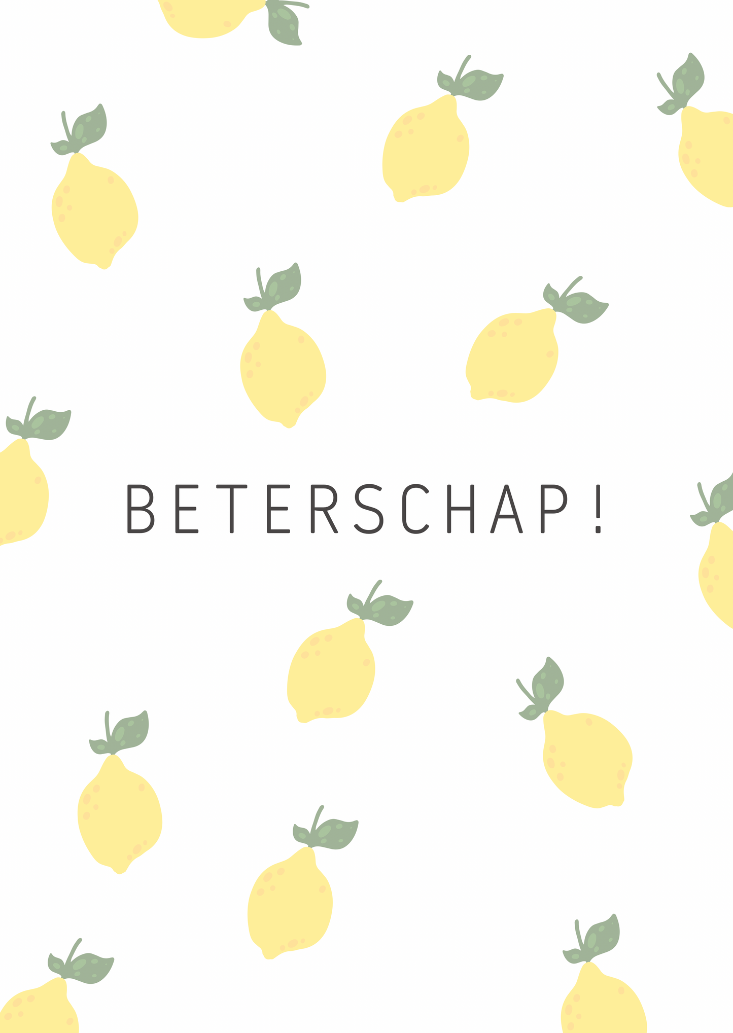 Mini kaart beterschap citroen
