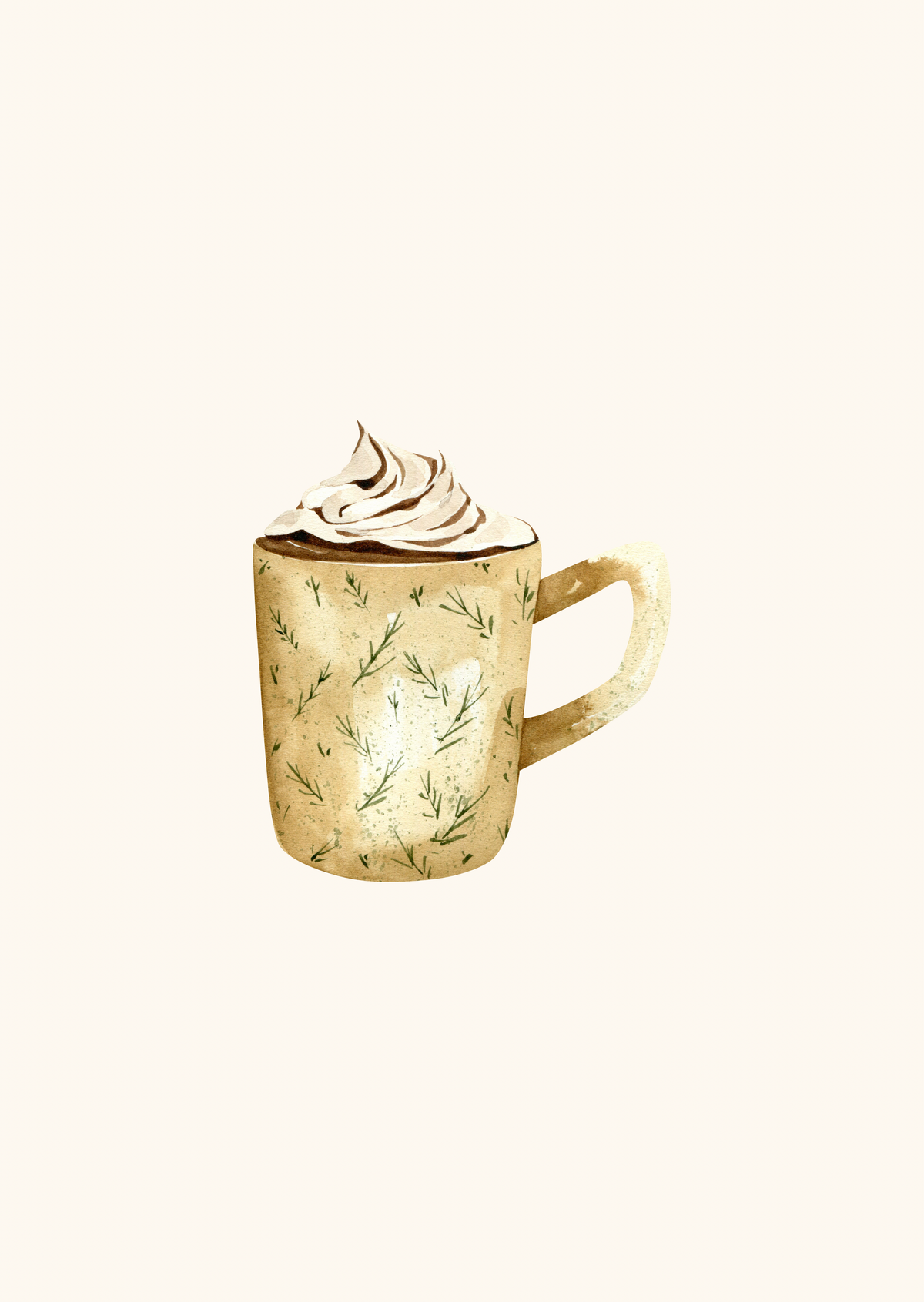 Kerstkaart mok