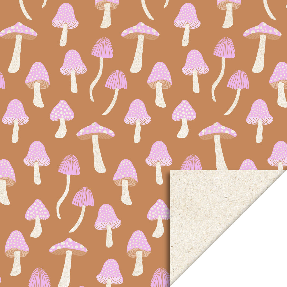 Cadeaupapier mushrooms cider 70cm