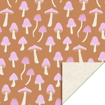 Cadeaupapier mushrooms cider 70cm