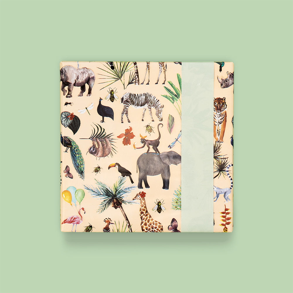 Cadeaupapier jungle beige 30cm