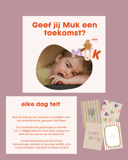 VOL liefs x Stichting Muk kaartensetje - 15 kaarten