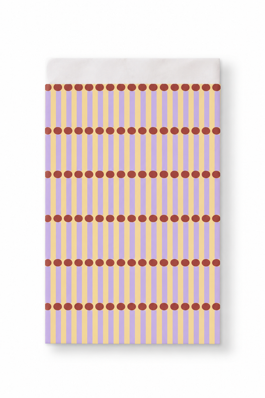 Cadeauzakje matches honey butter | 17x25cm | 5 stuks
