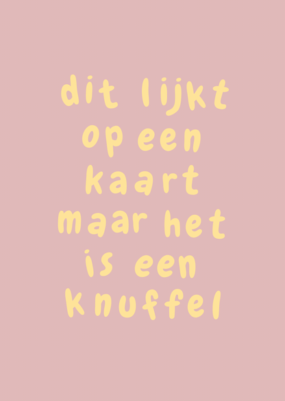 Kaart knuffel