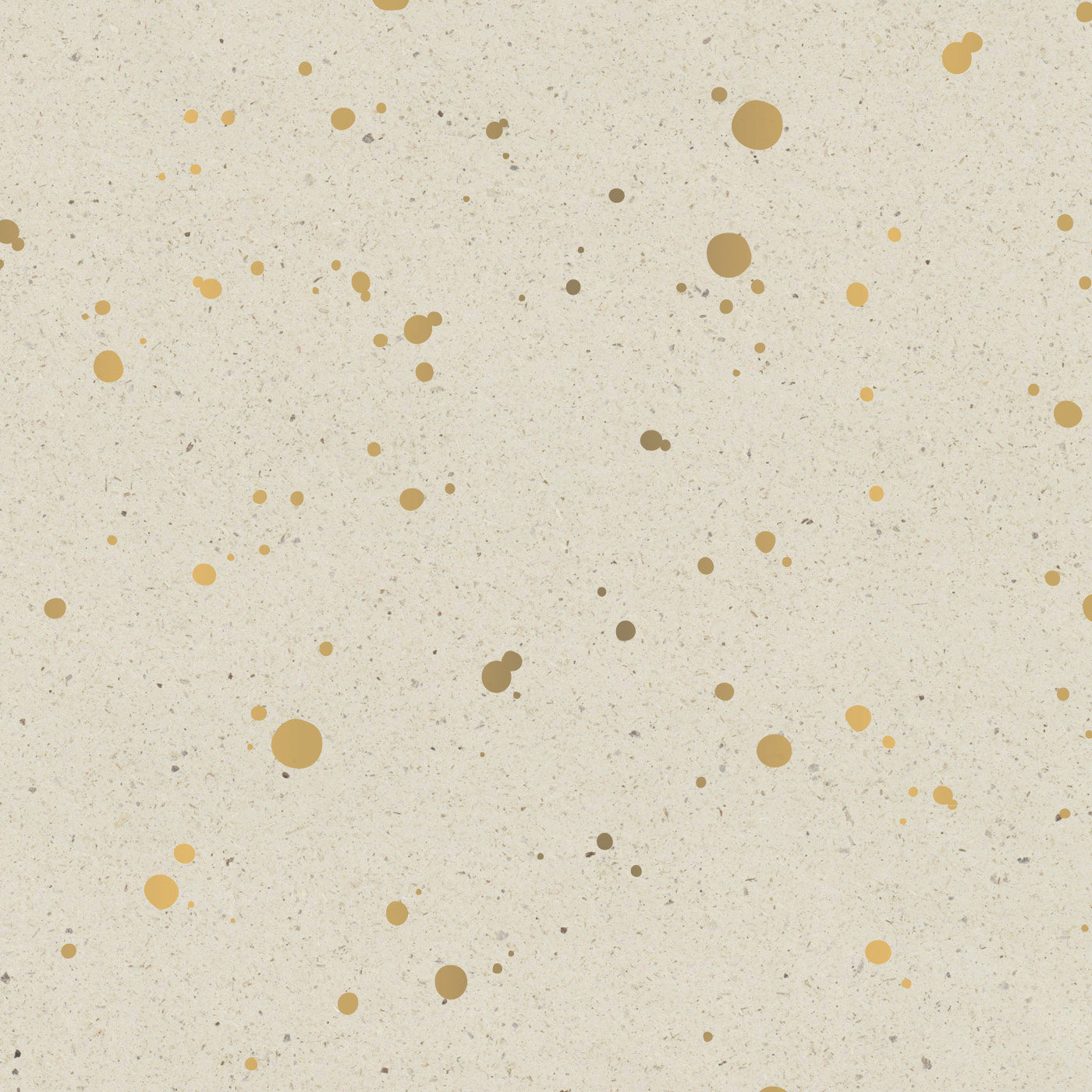 Cadeaupapier random spots grass/goud 50cm