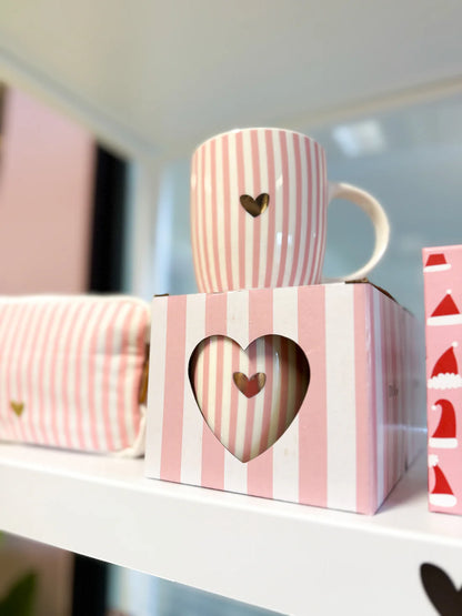Mok roze strepen