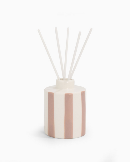 Geurstokjes keramiek beige