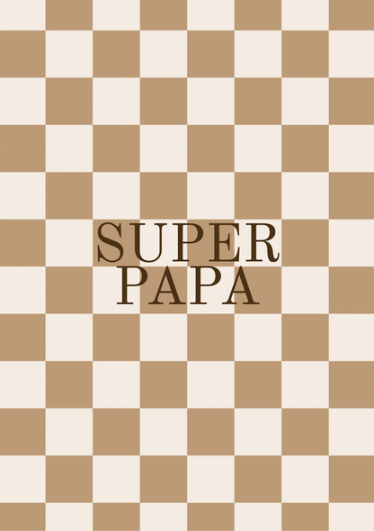 Mini kaart super papa