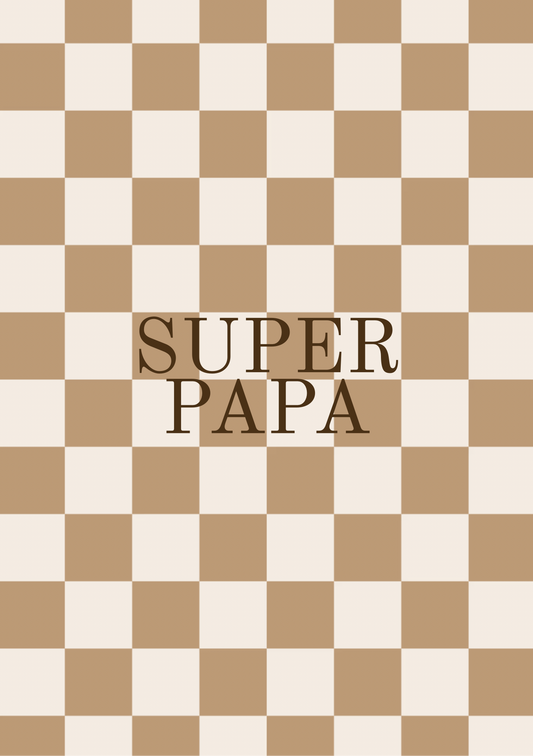 Mini kaart super papa