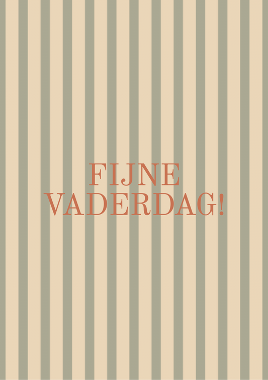 Mini kaart fijne vaderdag