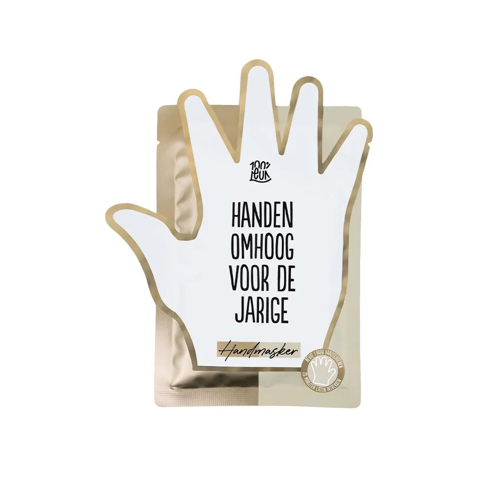 Handmasker - Handen omhoog voor de jarige