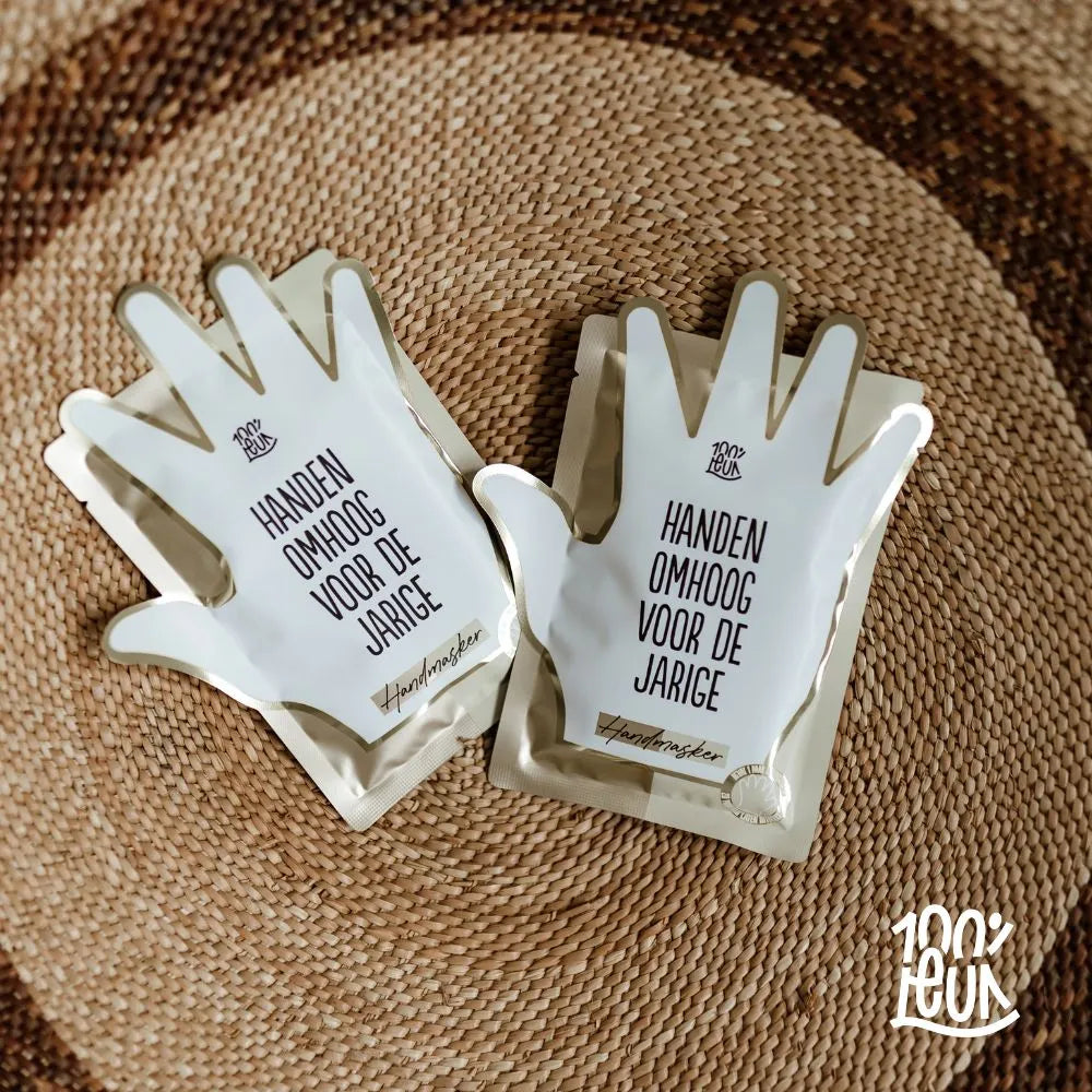Handmasker - Handen omhoog voor de jarige